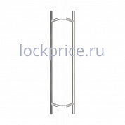 Картинка Комплект дверных ручек-скоб DL PHS 12 32-1500-1200